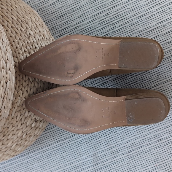 Marc Fisher Suede Western Booties - Picture 5 of 8